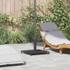 vidaXL Kültéri Napernyő Tartók Sötétszürke 45 x 45 x 31 cm Acél