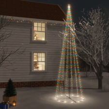 vidaXL kúp alakú karácsonyfa 1134 színes LED-del 230 x 800 cm műfenyő