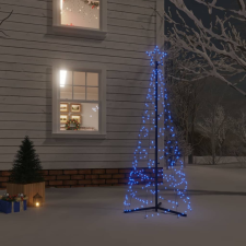 vidaXL kúp alakú karácsonyfa 200 kék LED-del 70 x 180 cm műfenyő