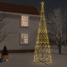 vidaXL kúp alakú karácsonyfa 3000 meleg fehér LED-del 230 x 800 cm műfenyő
