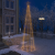 vidaXL kúp alakú karácsonyfa 400 meleg fehér LED-del 100 x 360 cm