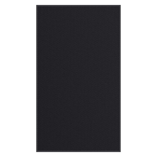 vidaXL lábtörlő fekete 115x200 cm lakástextília