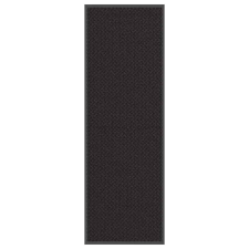 vidaXL lábtörlő fekete 60x180 cm lakástextília