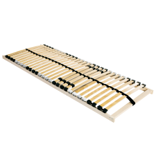 vidaXL Lécalap Barna 100 x 190 cm Tömör bükkfa ágy és ágykellék