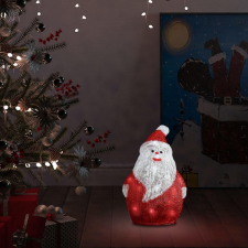 vidaXL LED-es akril karácsonyi mikulásfigura bel- és és kültérre 28 cm karácsonyi dekoráció