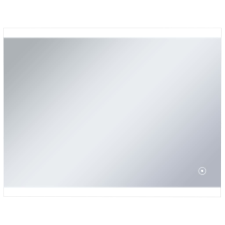 vidaXL LED-es fürdőszobai tükör érintésérzékelővel 80 x 60 cm (144733) bútor