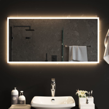 vidaXL LED-es fürdőszobatükör 50x100 cm bútor