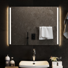 vidaXL LED-es fürdőszobatükör 80x60 cm fürdőszoba bútor