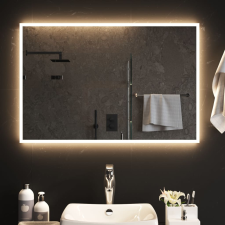 vidaXL LED-es fürdőszobatükör 90 x 60 cm bútor