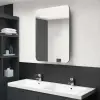 vidaXL LED-es tükrös fürdőszobaszekrény 60 x 11 x 80 cm