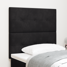 vidaXL LED Fejtámla Fekete 100 cm Velúr ágy és ágykellék