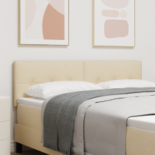 vidaXL LED Fejtámla Gombákkal Szövet Krém 72 cm ágy és ágykellék