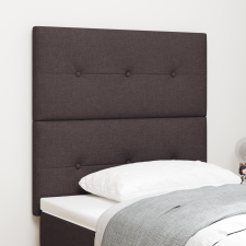 vidaXL LED Fejtámla Sötétbarna 90 cm Szövet ágy és ágykellék