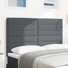 vidaXL LED Fejtámla Sötétszürke 80 cm kordbársony ágy és ágykellék