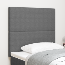 vidaXL LED Fejtámla Világosszürke 90 cm Bordázott Szövet ágy és ágykellék