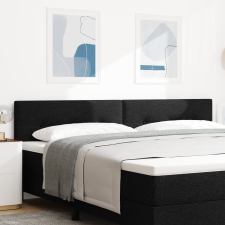 vidaXL LED Furatú Fekete 100 cm Szövet Fejtámla ágy és ágykellék