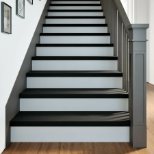 vidaXL lépcsőfokok 12 db Sötétbarna 100x25x2 cm tömör fa tölgyfa lakástextília