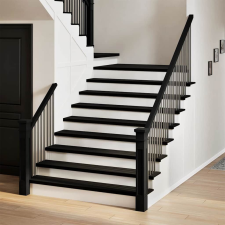 vidaXL lépcsőfokok 4 db Sötétbarna 120x25x2 cm tömör fa tölgyfa lakástextília