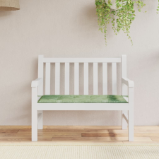 vidaXL levélmintás oxford szövet kerti padpárna 100 x 50 x 3 cm kerti bútor