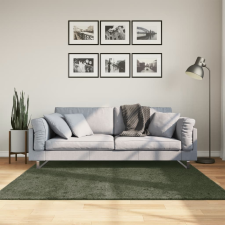 vidaXL lombzöld rövid szálú puha és mosható szőnyeg 160 x 160 cm lakástextília