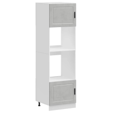 vidaXL Lucca 2 db betonszürke szerelt fa sütőszekrények (3315055) bútor
