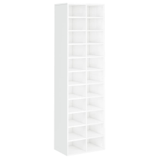 vidaXL magasfényű fehér forgácslap cipősszekrény 54 x 34 x 183 cm (800375) bútor
