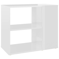 vidaXL magasfényű fehér forgácslap kisszekrény 60 x 30 x 50 cm (806307) bútor
