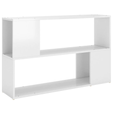 vidaXL magasfényű fehér forgácslap könyvszekrény 100 x 24 x 63 cm (809176) bútor