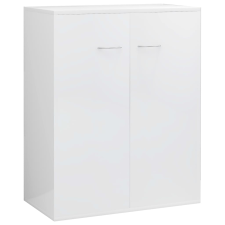 vidaXL magasfényű fehér forgácslap tálalószekrény 60 x 30 x 75 cm (800735) bútor