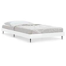 vidaXL magasfényű fehér szerelt fa ágykeret 90 x 200 cm (832271) ágy és ágykellék