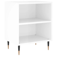 vidaXL magasfényű fehér szerelt fa éjjeliszekrény 40x30x50 cm (826768) bútor