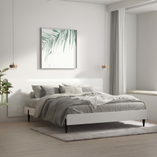 vidaXL Magasfényű fehér szerelt fa fali fejtámla 240 x 1,5 x 80 cm ágy és ágykellék