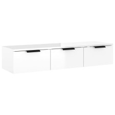 vidaXL magasfényű fehér szerelt fa faliszekrény 102 x 30 x 20 cm (811409) bútor
