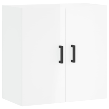 vidaXL magasfényű fehér szerelt fa faliszekrény 60x31x60 cm (829966) bútor