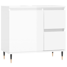 vidaXL magasfényű fehér szerelt fa fürdőszobaszekrény 65 x 33 x 60 cm (831598) fürdőszoba bútor