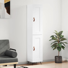 vidaXL magasfényű fehér szerelt fa magasszekrény 34,5 x 34 x 180 cm bútor