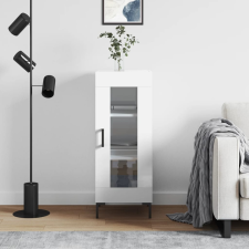 vidaXL magasfényű fehér szerelt fa tálalószekrény 34,5 x 34 x 90 cm bútor