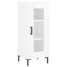 vidaXL magasfényű fehér szerelt fa tálalószekrény 34,5 x 34 x 90 cm (828798) bútor
