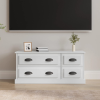 vidaXL magasfényű fehér szerelt fa TV-szekrény 100 x 35,5 x 45 cm