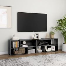 vidaXL magasfényű szürke forgácslap TV-szekrény 149 x 30 x 52 cm bútor