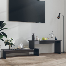 vidaXL magasfényű szürke forgácslap TV-szekrény 180 x 30 x 43 cm bútor