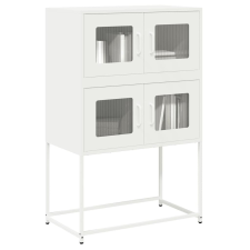 vidaXL Magastábla Fehér 68x39x107 cm Acél bútor