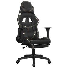 vidaXL masszázs funkciós Gamer szék #fekete-terepszínű forgószék