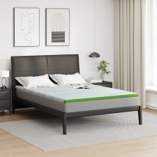 vidaXL Matracpárnák Egyéb Fehér és Zöld 160 x 200 cm lakástextília