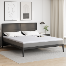 vidaXL Matracpárnák Fehér 180 x 200 cm 100% poliészter jacquard szövet lakástextília