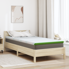 vidaXL Matracpárnák Fehér és Zöld 90 x 190 cm lakástextília