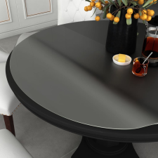 vidaXL matt PVC védőabrosz Ø 100 cm 2 mm lakástextília