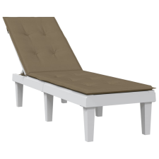 vidaXL melange tópszínű szövet nyugágypárna (75+105) x 50 x 3 cm kerti bútor