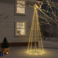 vidaXL Meleg fehér fényű karácsonyfa tüskével 310 LED-del 300 cm műfenyő