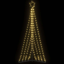 vidaXL meleg fehér karácsonyfa fénykúp 339 LED-del 182 cm műfenyő